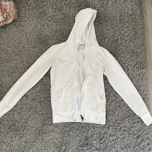 White Nike Zip Up